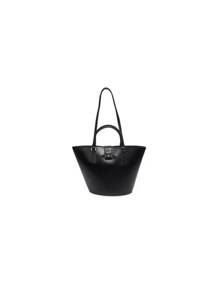 Tommy Hilfiger Kabelka Heritage Leather Tote černá