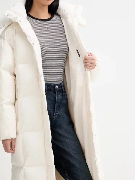 Tommy Jeans Пухено яке бежово