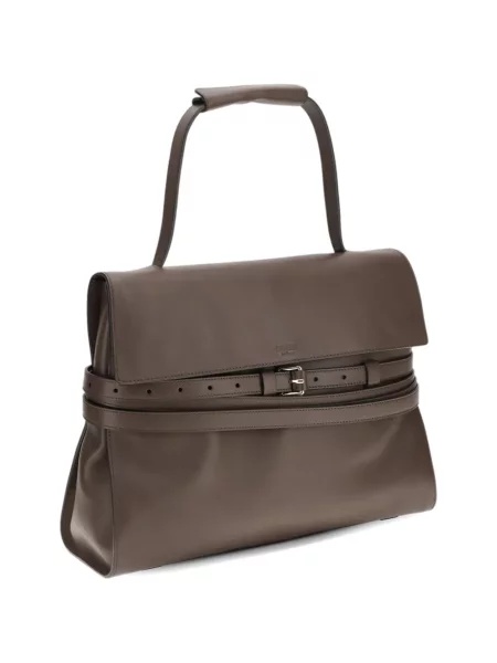 Geantă Moschino cu cataramă maro