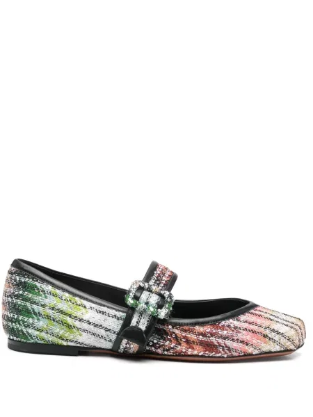Balerini Missoni cu gradient negru