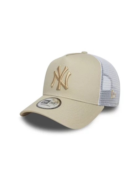 NEW ERA Kšiltovka NOS LEAGUE ESS EF NEYYAN světle béžová bílá
