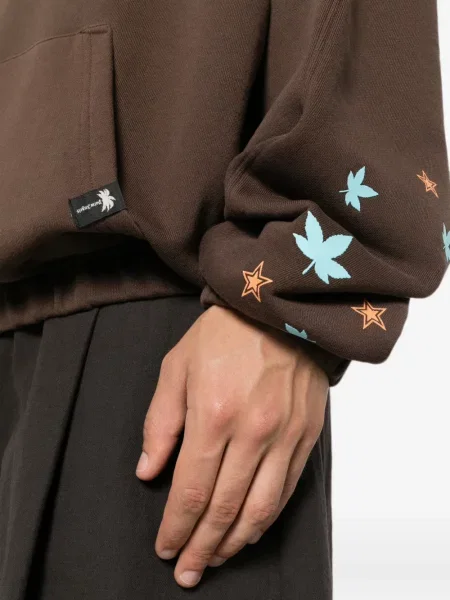 Pulover Palm Angels cu imagine maro