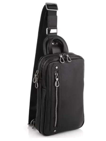 RoyalBag Мессенджер Шкіра чорний