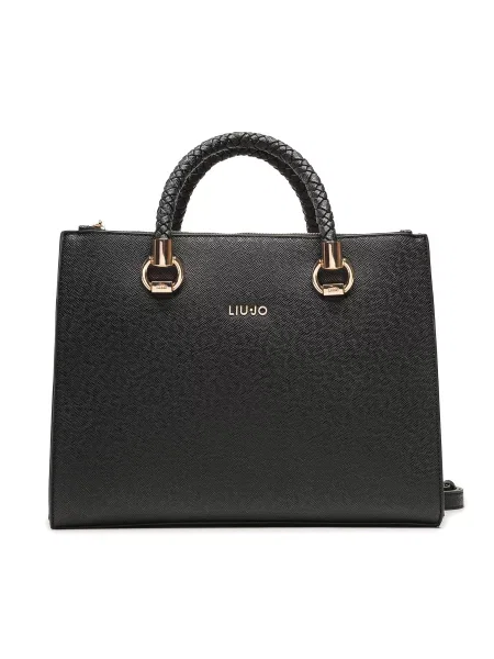 Liu Jo Rankinė M Satchel Double juoda