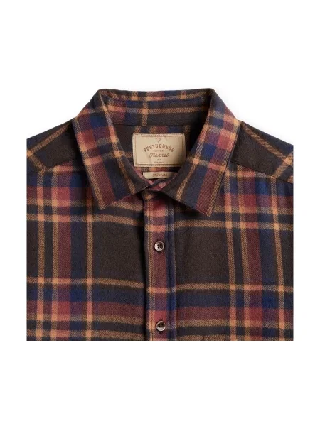Flanelová košeľa Portuguese Flannel hnedá