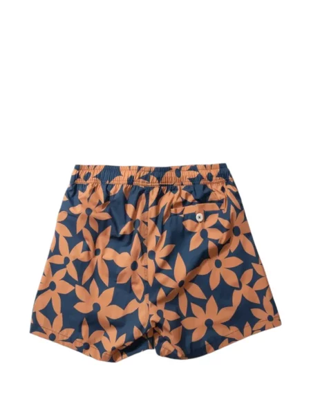 Slip de baie Dean Edmonds cu model floral cu imagine albastru