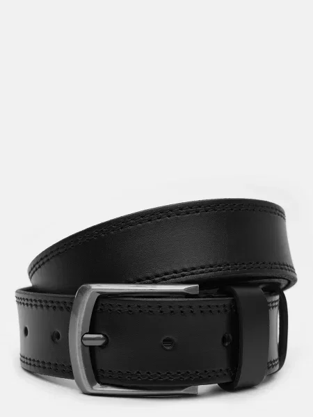 Кожаный ремень Borsa Leather черный