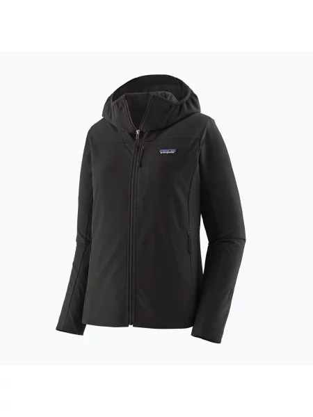 Geacă softshell pentru femei Patagonia R1 CrossStrata Hoody black negru