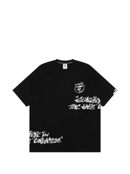Tricou Aape By A Bathing Ape cu imagine negru