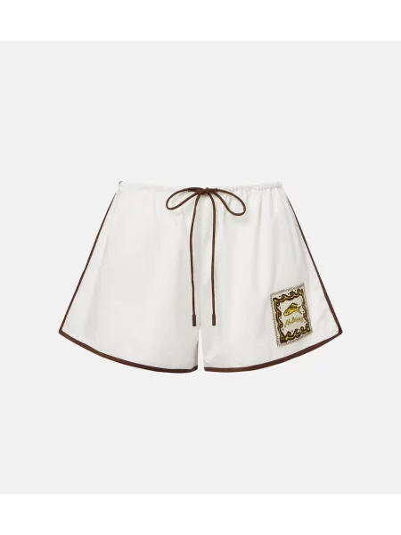 Pantaloni scurți Alemais alb