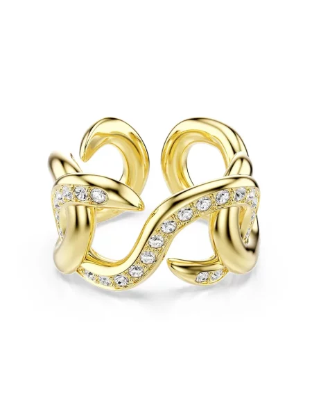 Prstan Swarovski DEXTERA zlata