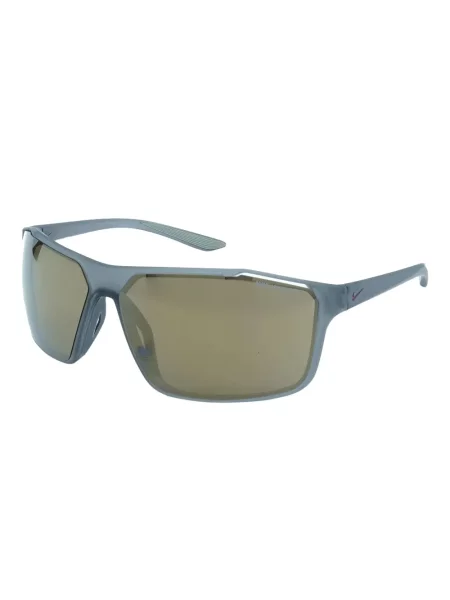 Ochelari de soare Nike cu cordon din jerseu cu imprimeu abstract gri