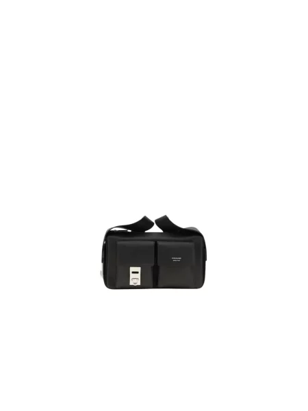 Torba crossbody Ferragamo skórzana czarna