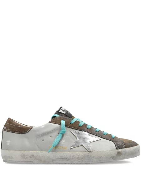 Sneakerși Golden Goose zdrențuiți alb