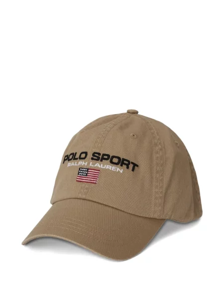 Ριγέ polo Polo Ralph Lauren με κουκούλα με αυτόγραφο λευκό