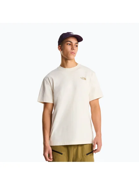 Tricou pentru bărbați The North Face Snack Relaxed white dune alb