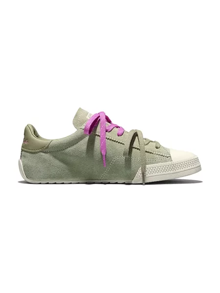 Σουέτ sneakers Converse Chuck Taylor Lo πράσινο