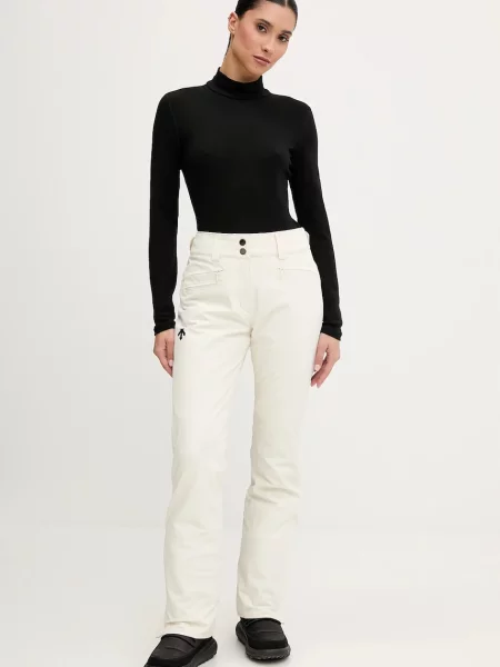 Утепленные брюки Descente бежевые