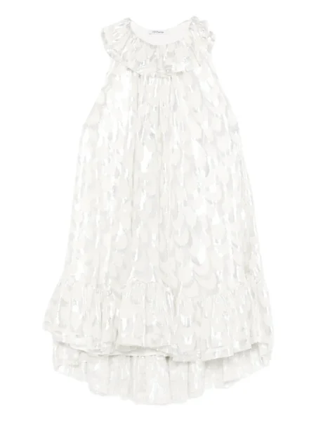 Mała sukienka mini Parlor z falbankami garniturowa