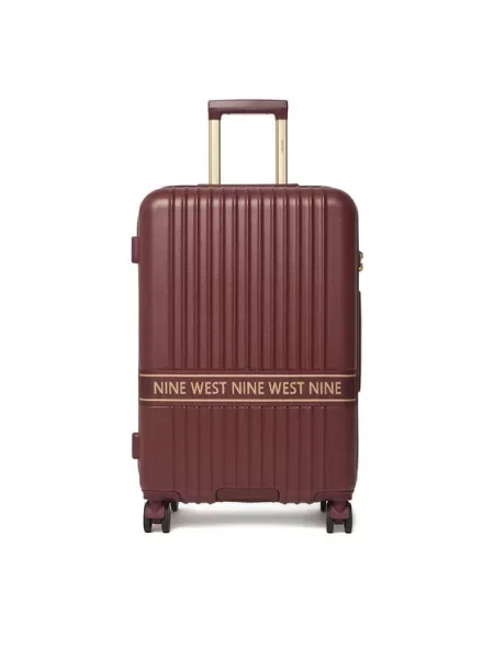 Nine West Srednji kovček Bordo rdeča