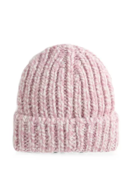 Căciulă Woolrich tricotate roz