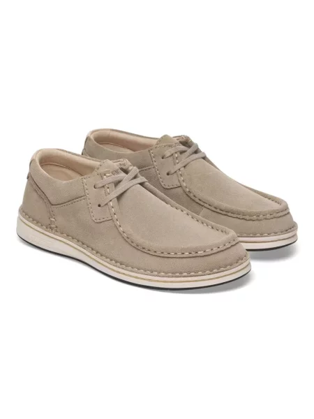 Półbuty Birkenstock zamszowe beżowe