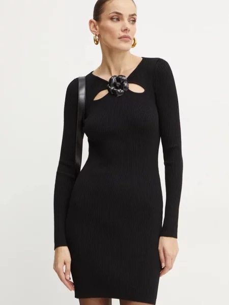 Simona Corsellini rochie mini mulata negru