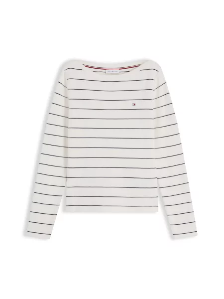 TOMMY HILFIGER Pulover fildeş / bleumarin