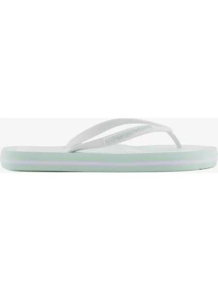 Klapki Water Sport Oversize Logo niebieski jasny 40 biały