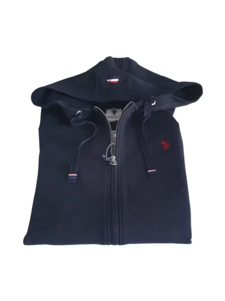 Koszulka polo U.s Polo Assn. z kapturem niebieska