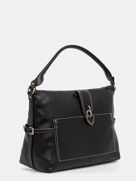 Liu Jo geantă shopper pentru femei cu imitație de piele negru