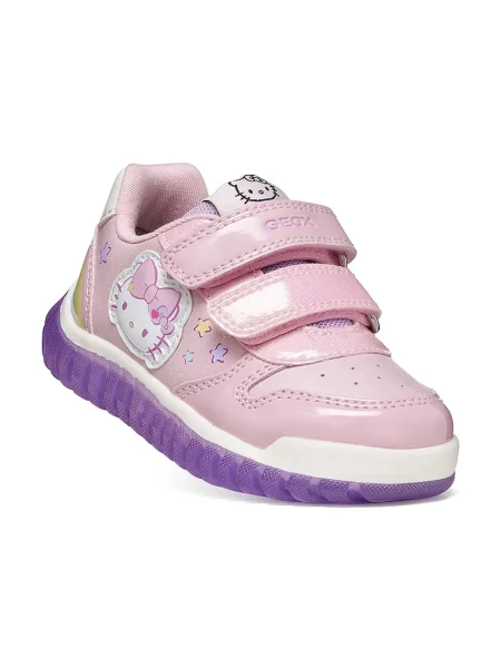 Geox LIGHTYLOO Hello Kitty маратонки за деца розово