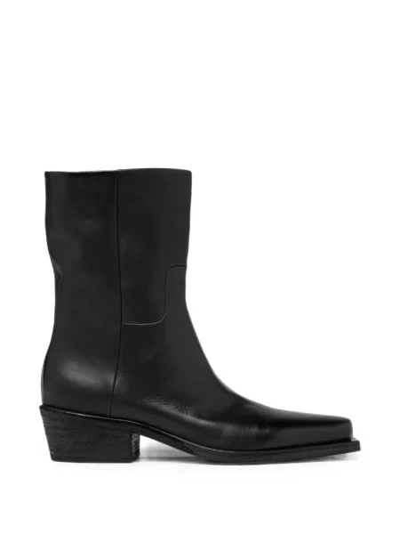 Botine Marsell din piele negru