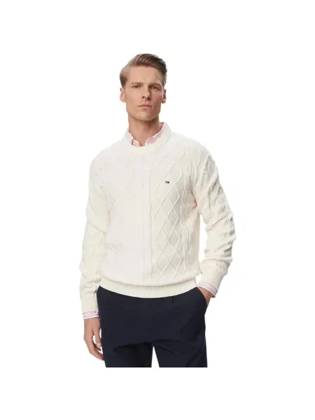 Tommy Jeans Sveter biela