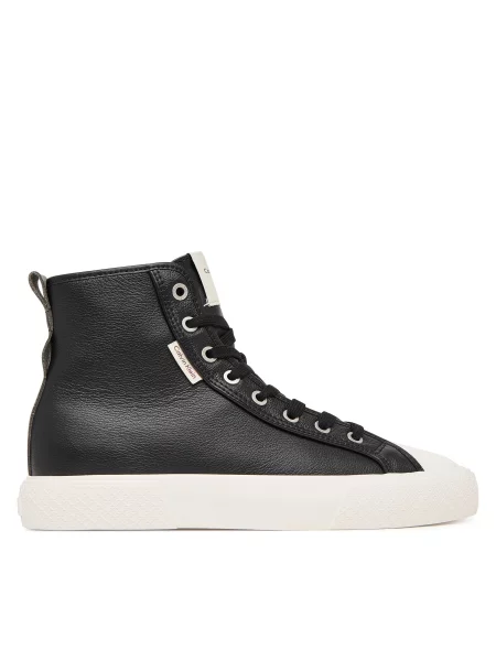 Calvin Klein Кецове Vulc Lace Up Hightop Lth черен