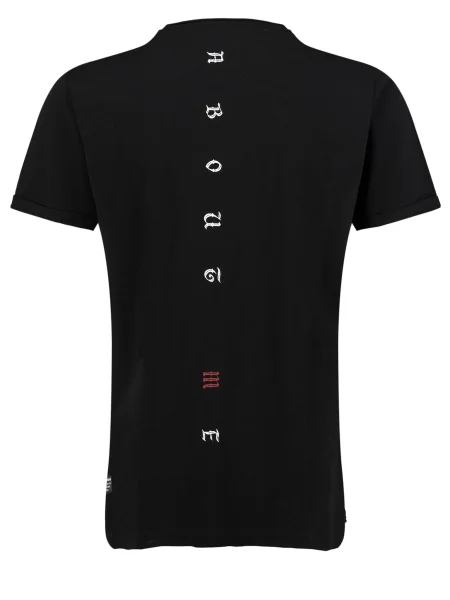 Key Largo Tricou Know maro ruginiu / gri / negru alb