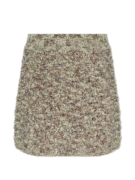 Fusta mini By Malene Birger tricotate verde