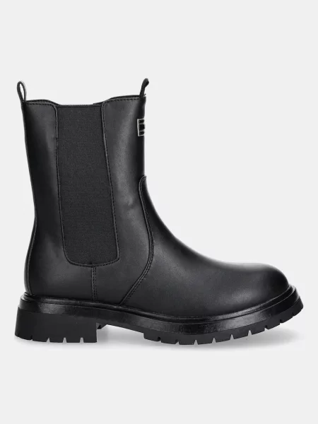 Škornji Tommy Hilfiger D črna