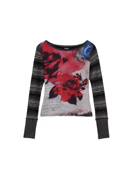 Desigual Tricou mai multe culori negru