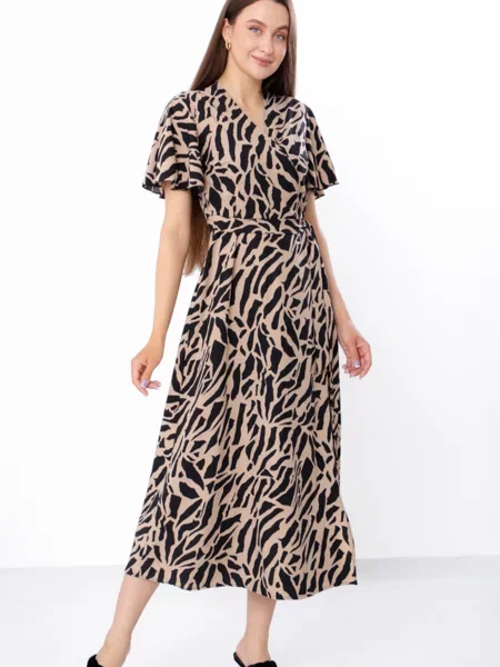 Сукня міді Носи своє софтшел бежевий