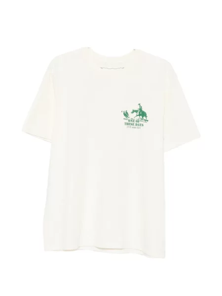 Tricou One Of These Days cu imagine alb