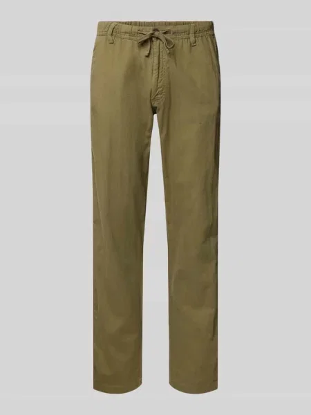 Spodnie o kroju relaxed fit z mieszanki bawełny i lnu model KANE' Jack & Jones