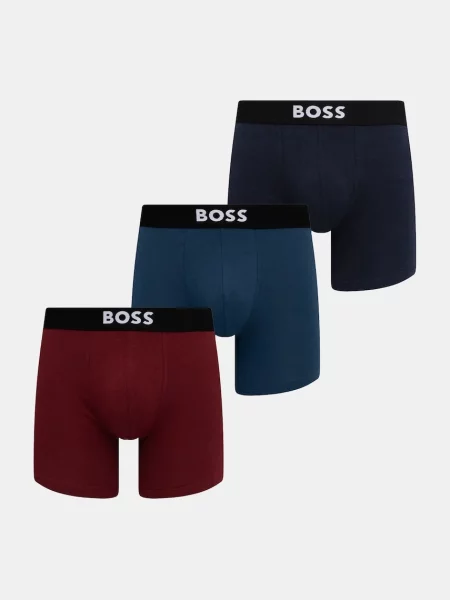 BOSS přiléhavé boxerky BoxerBr 3P ONE černé