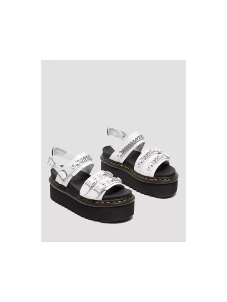 Naszyjnik Dr. Martens na platformie biały