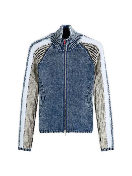 Kurtka jeansowa Diesel niebieska