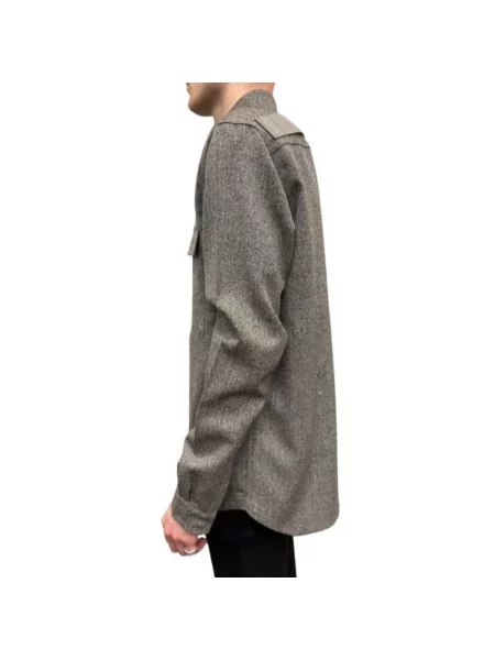Kurtka Rick Owens wełniana szara