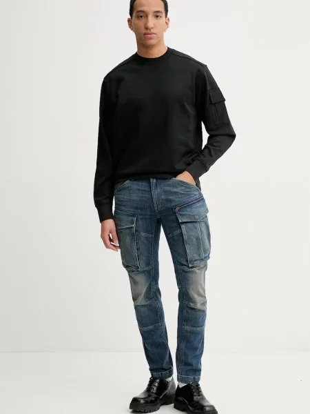 G-Star jeansy Rovic zip 3d regular tapered denim niebieski