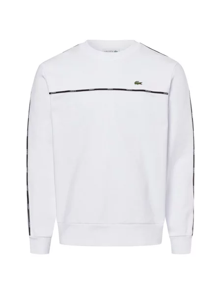 Bluza Lacoste Logo Trim Fleece czysty S biały