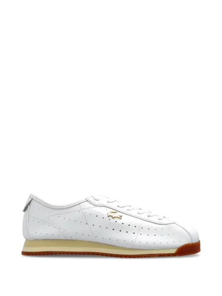 Sneakerși Lacoste din piele alb