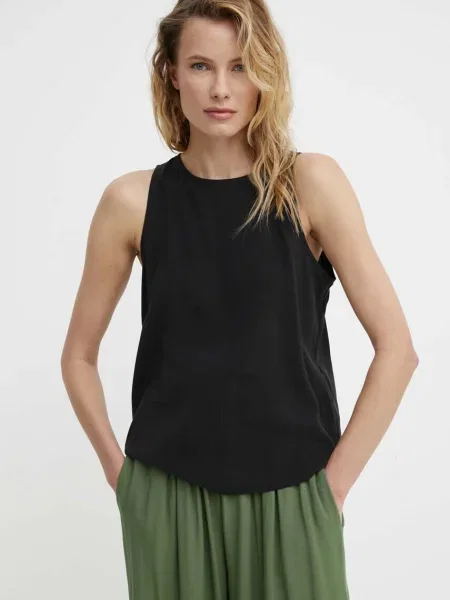 Блуза Answear Lab с изчистен дизайн черно